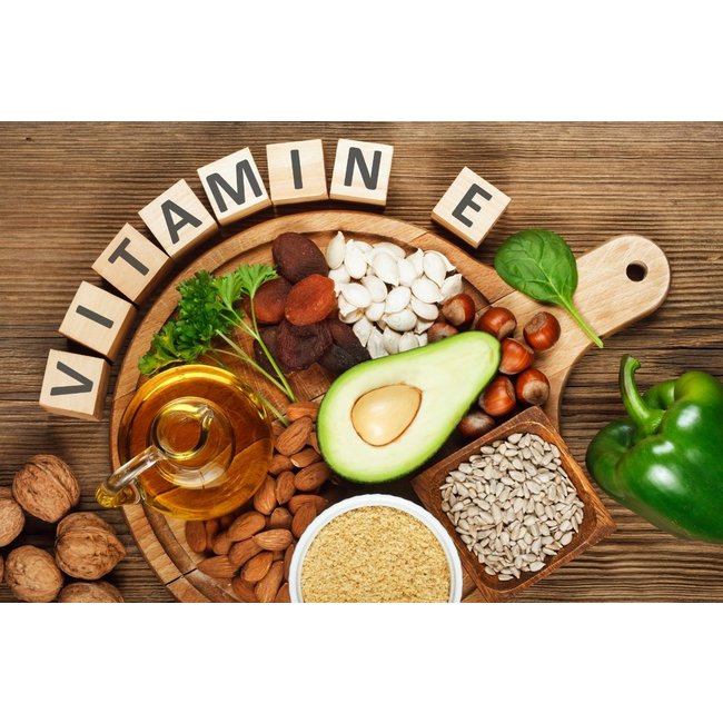 Vitamin E natural antioxidant protection 60 vegan capsules 500 mg