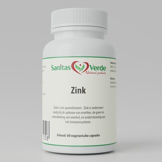 Sanitas Verde Zink 90 vegan capsules