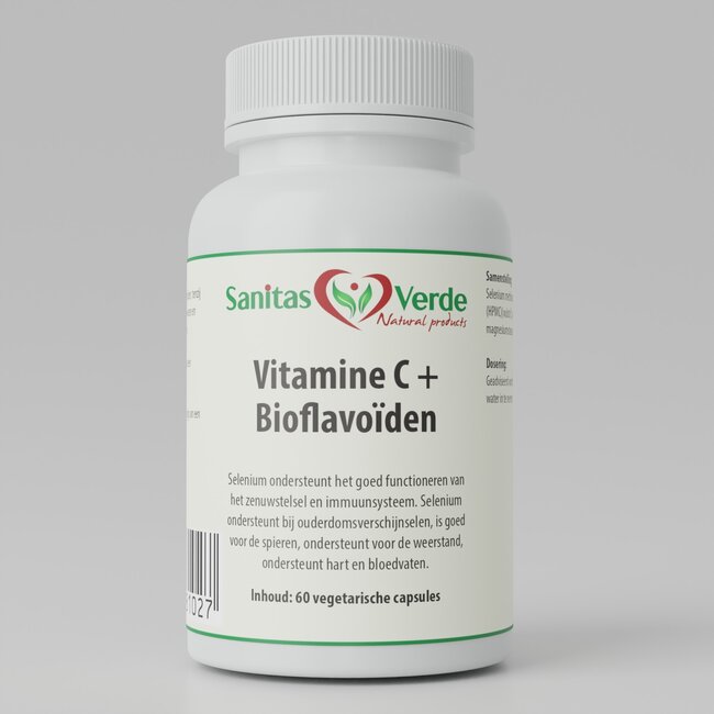 Vitamin C + Bioflavonoide – Für Immunsystem, Energie & Kollagenbildung – 60 Kapseln