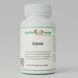 Sanitas Verde Arjuna Extrakt 60 vegane Kapseln Sanitas Verde Arjuna Extrakt 60 vegane Kapseln