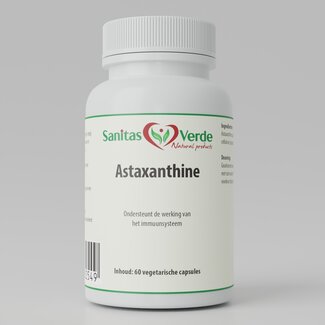 Sanitas Verde Astaxanthine Extract  60 Vegan Capsules