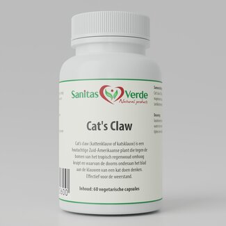 Sanitas Verde Cat's Claw Extract 60 vegan capsules