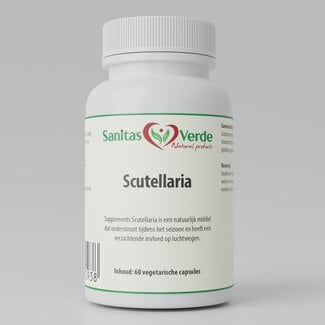 Sanitas Verde Scutellaria Extract 60 Vegan Capsules Sanitas Verde Scutellaria Extract 60 Vegan Capsules