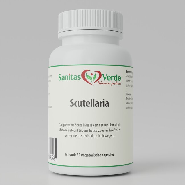 Scutellaria extract ondersteuning van het immuunsysteem en de natuurlijke balans 60 vegan capsules 500 mg