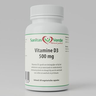 Sanitas Verde Vitamin  D3 500mg