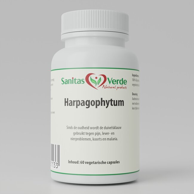 Devil’s Claw (Harpagophytum) Extract – 500 mg – Traditional African herb – 60 plant-based capsules