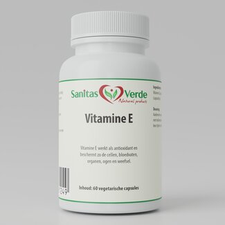 Sanitas Verde Vitamine E 60 vegan capsules