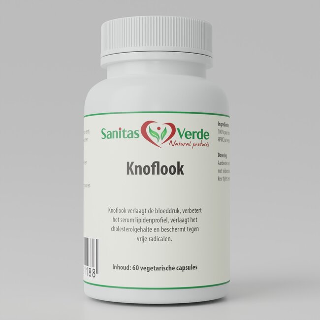 Gefermenteerde Knoflook (Zwarte Knoflook) – 500 mg – Natuurlijk & Geurloos – 60 Plantaardige Capsules