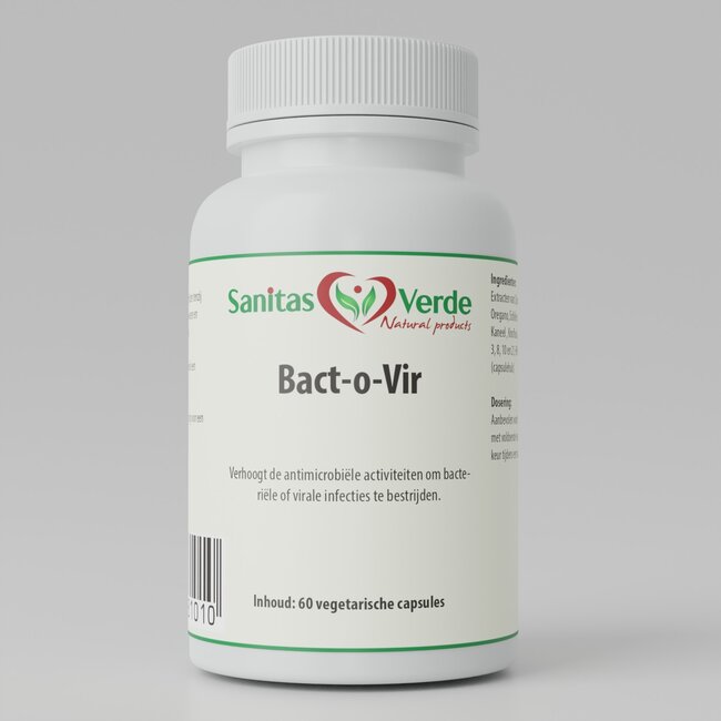 Bact O Vir – Multi-Nutrient Formula with Vitamins, Minerals and Herbs – 60 Capsules
