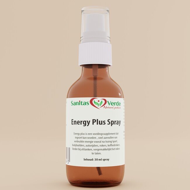 Energy Plus Spray – Plantenextracten, Vitaminen & Mineralen – 30 ml