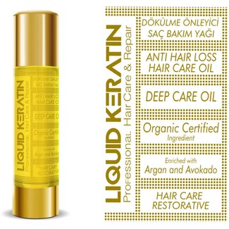 Liquid Keratin Liquid Keratine Organic Anti-Haaruitval Deep Care Oil  50 ml