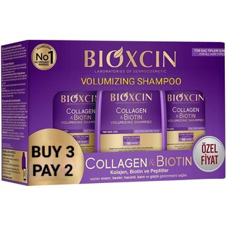 Bioxcin Bioxcin Kollagen & Biotin Volumen Shampoo – 3 x 300 ml