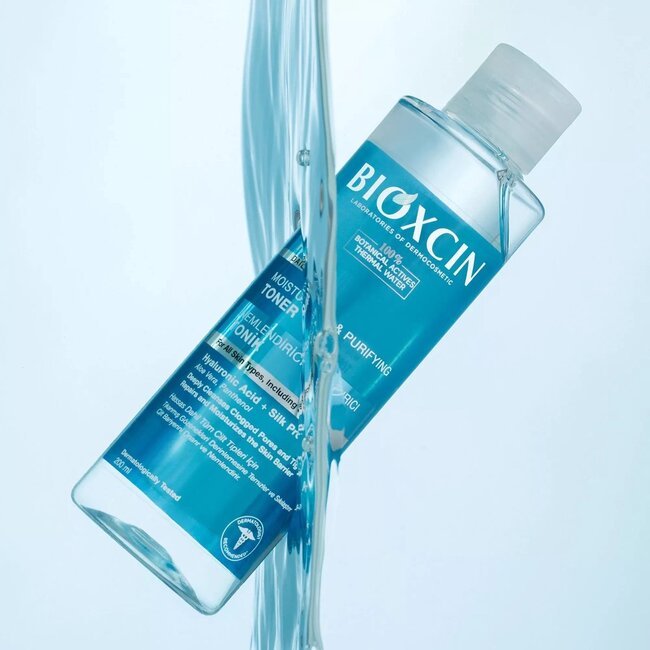 Bioxcin Hydra Toner – 200 ml – Hydrating & Cleansing Facial Toner – With Hyaluronic Acid, Silk Protein & Aloe Vera – For Sensitive Skin