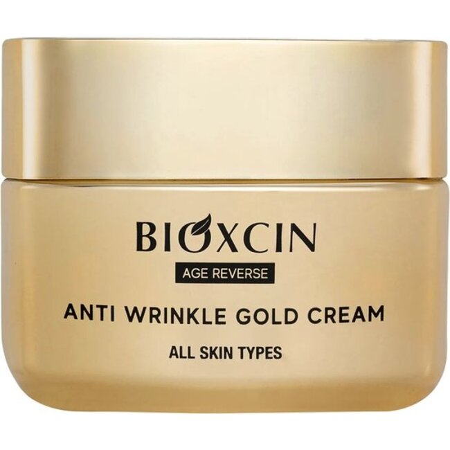 Bioxcin Anti-Rimpel Goudcrème – 24K Goud + Zijdeproteïne – Filler, Verstevigend & Huidvernieuwend – 50 ml