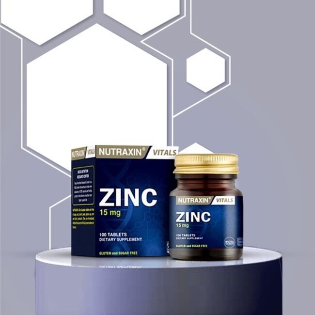 Nutraxin Zinksulfat 15 mg – 100 Tabletten | Immunsystem & Haut