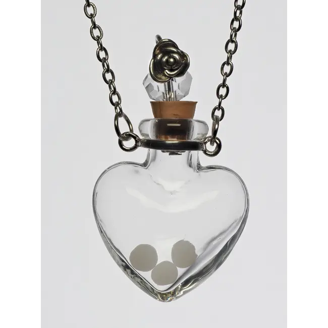 DNA Schmuck Queen Heart – Herzförmiges Schmuckstück mit DNA-Granulat Resonanzfilter – Symbol für Liebe, Schutz & Balance – Mit Geschenkbox