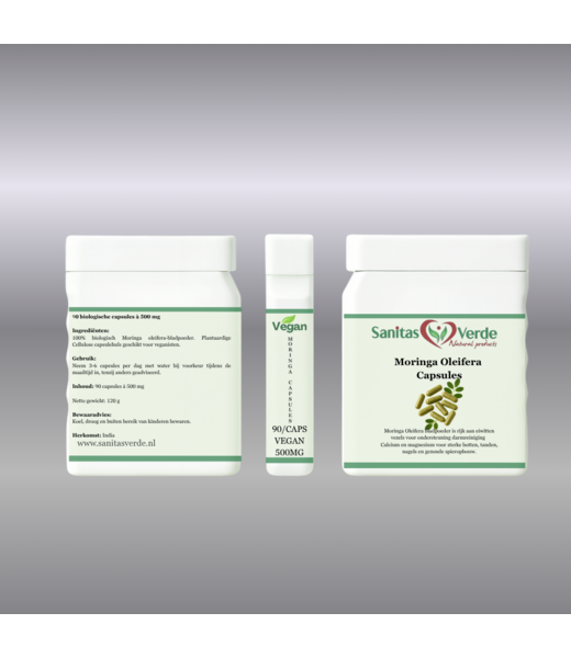 Sanitas Verde Moringa Oleifera Kapseln  90 Stück