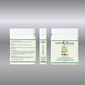 Sanitas Verde Brahmi Extrakt 90 vegane Kapseln Sanitas Verde Brahmi Extrakt 90 vegane Kapseln