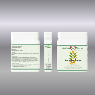 Sanitas Verde Curcuma Longa Extract 90 vegan capsules