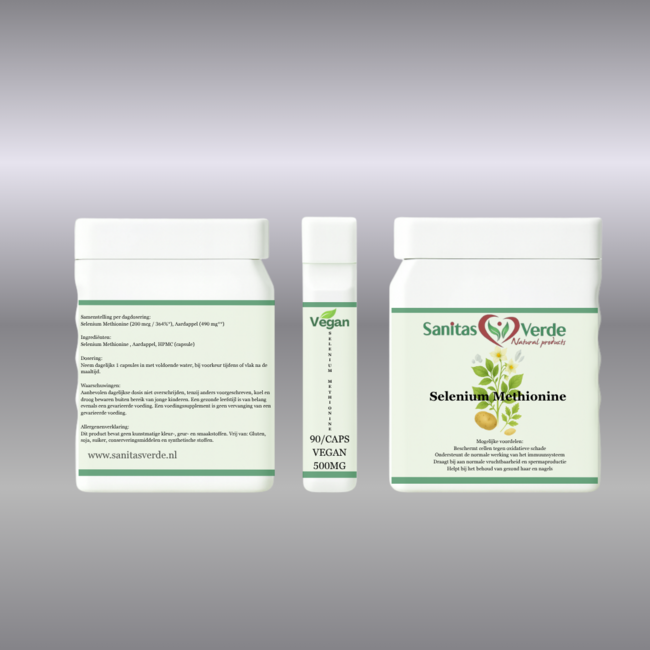 Selenium Methionine 90 vegan capsules with organic-bound selenium – antioxidant protection and immune system support*