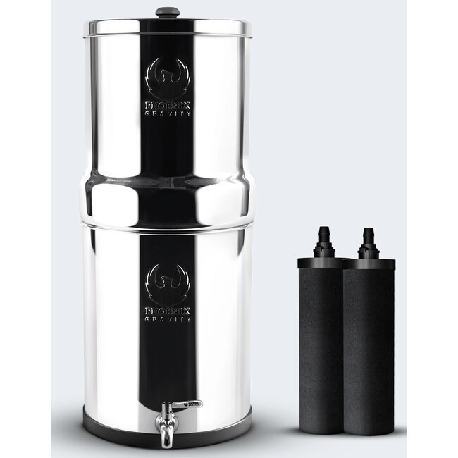 Phoenix Gravity 12L Stainless Steel Water Filter  Gravity System