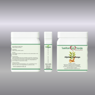 Sanitas Verde Alpinia Galanga Extrakt 90 vegane Kapseln