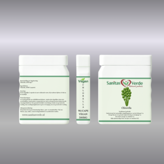 Sanitas Verde Chlorella Extrakt  90 Vegane Kapseln