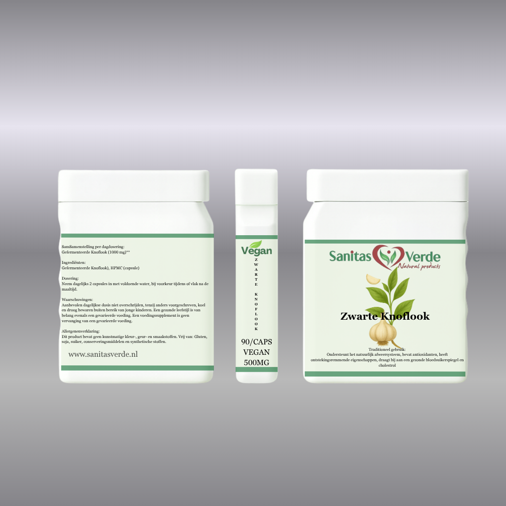 Zwarte Knoflook Gefermenteerd - Health-Winkel