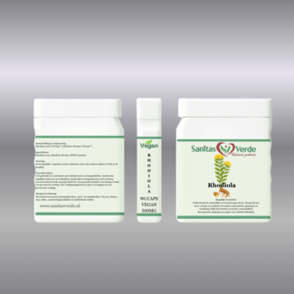 Sanitas Verde Rhodiola extract 90 Vegan Capsules