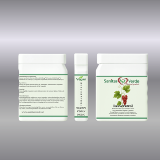 Sanitas Verde Resveratrol 90 Vegan Capsules