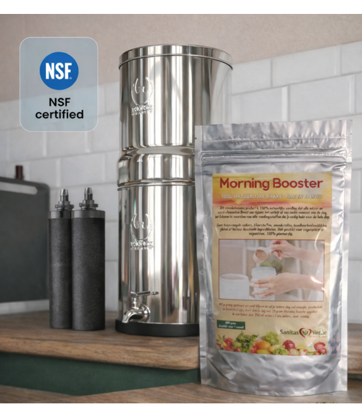 Phoenix Gravity Levenskracht Compleet Pakket – 6L  Waterfilter & 30 Dagen Voeding