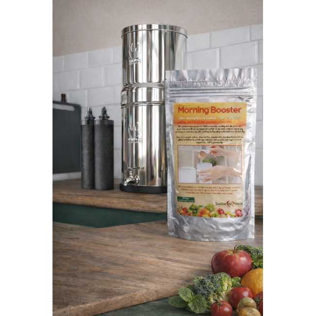 Vitality Emergency Kit – 100% Natural Energy & Strength – 6L Water Filter & 30 Days of Nutrition