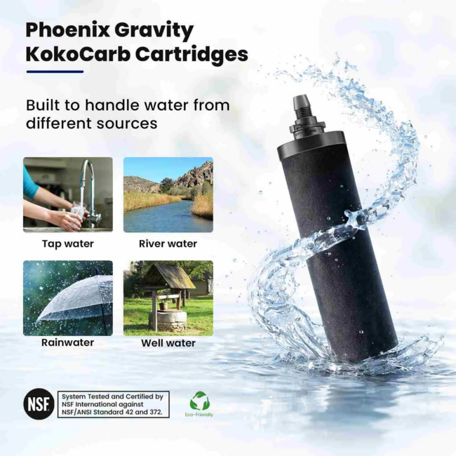 NIEUW! Phoenix Gravity KokoCarb filters (2-pack)