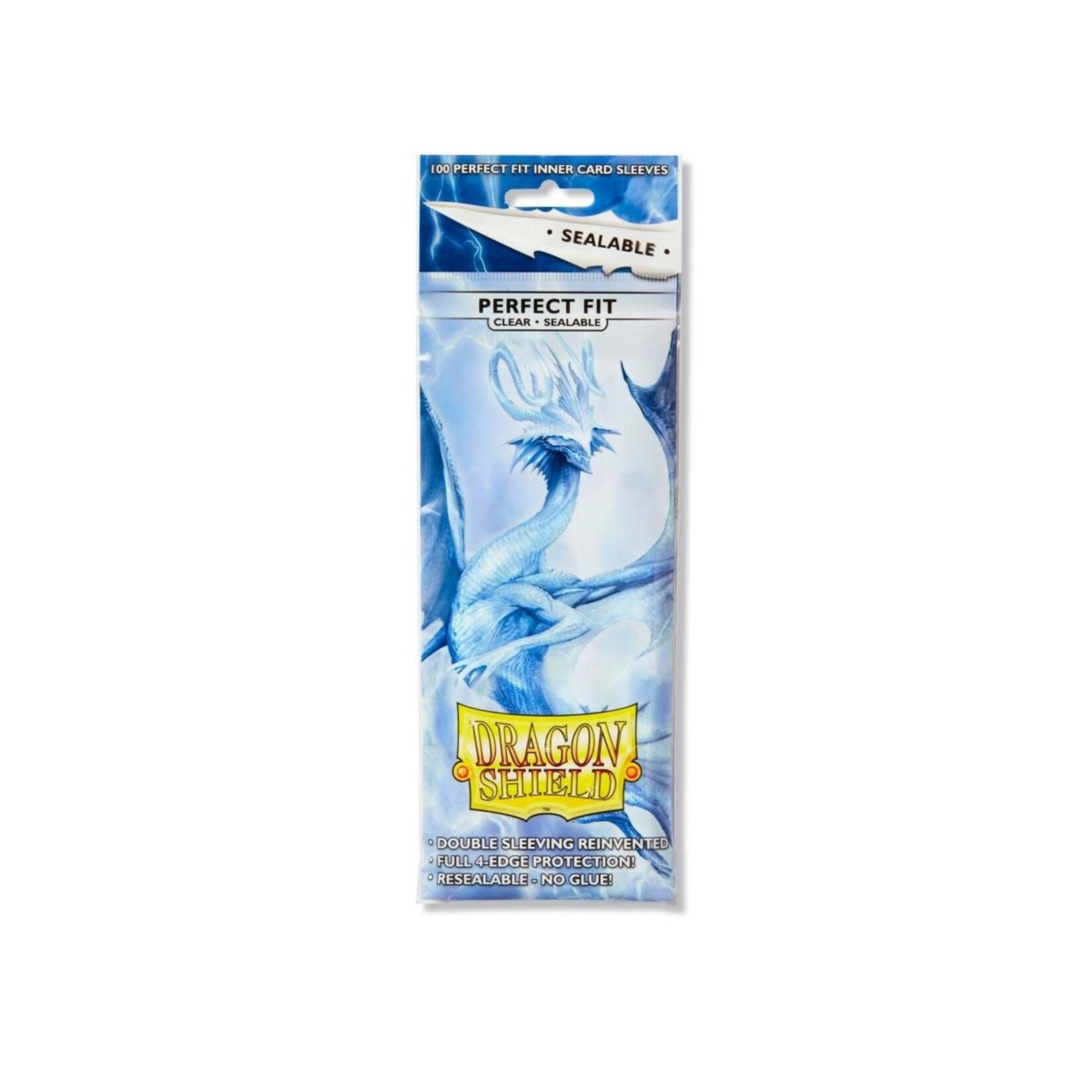 Dragon Shield Dragon Shield Standard Perfect Fit Sealable Sleeves - Clear (100 Sleeves)