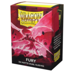 Dragon Shield Dragon Shield Dual Matte Sleeves - Fury 'Alaric. Crimson King' (100 Sleeves)