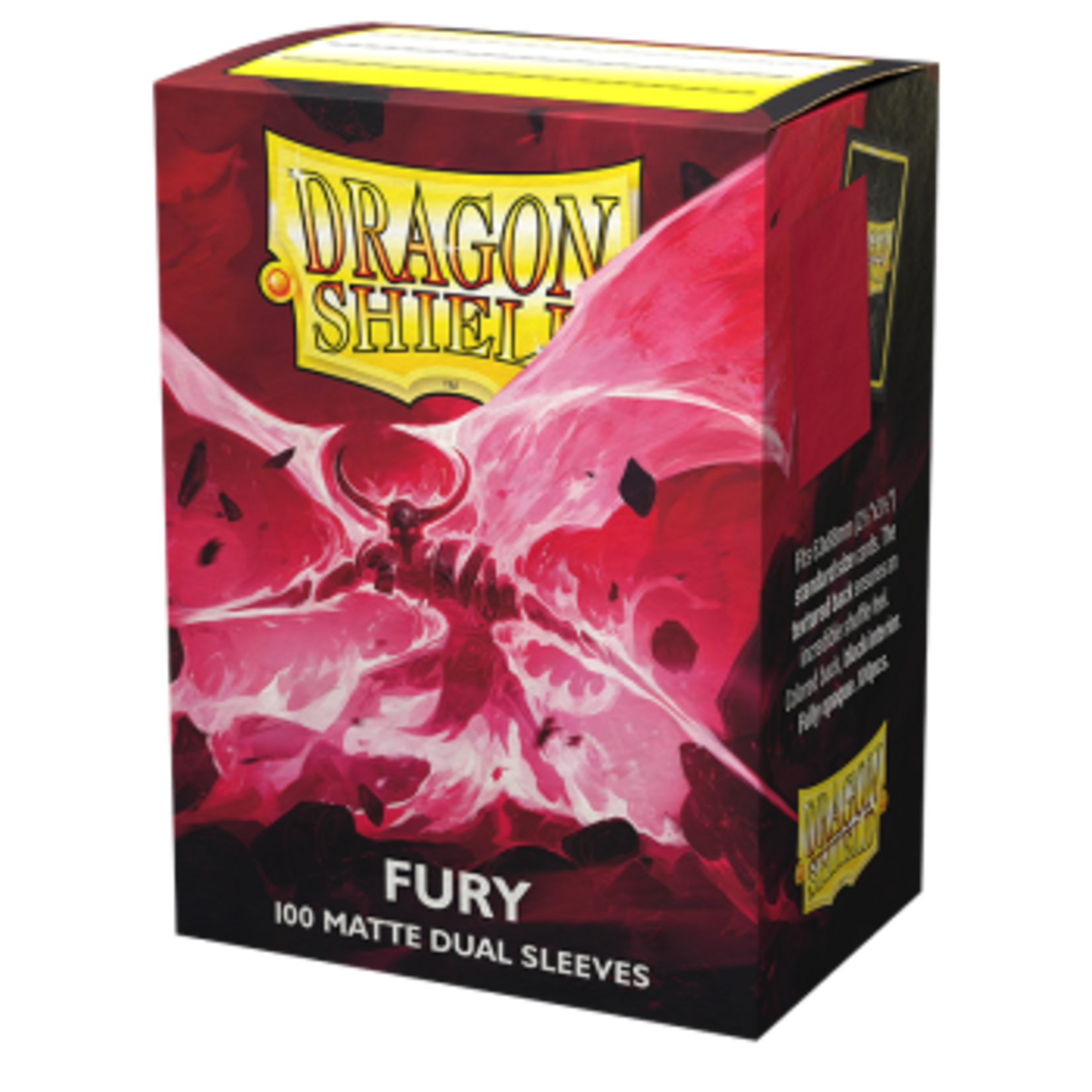 Dragon Shield Dragon Shield Dual Matte Sleeves - Fury 'Alaric. Crimson King' (100 Sleeves)