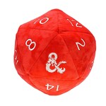 Ultra Pro UP - Red and White D20 Jumbo Plush for Dungeons & Dragons