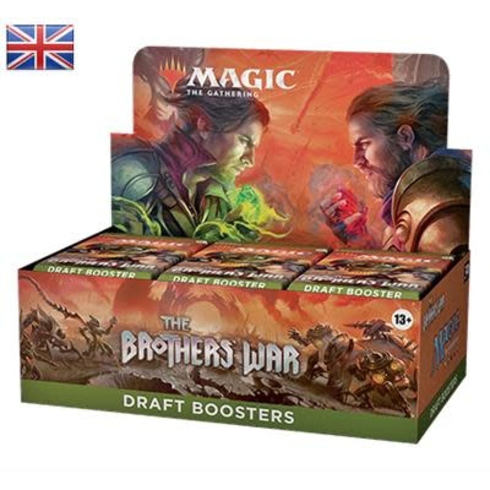 Magic The Gathering MTG - The Brothers' War Draft Booster Display (36 Packs) - EN