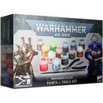 WarHammer Warhammer 40,000 Paints + Tools Set