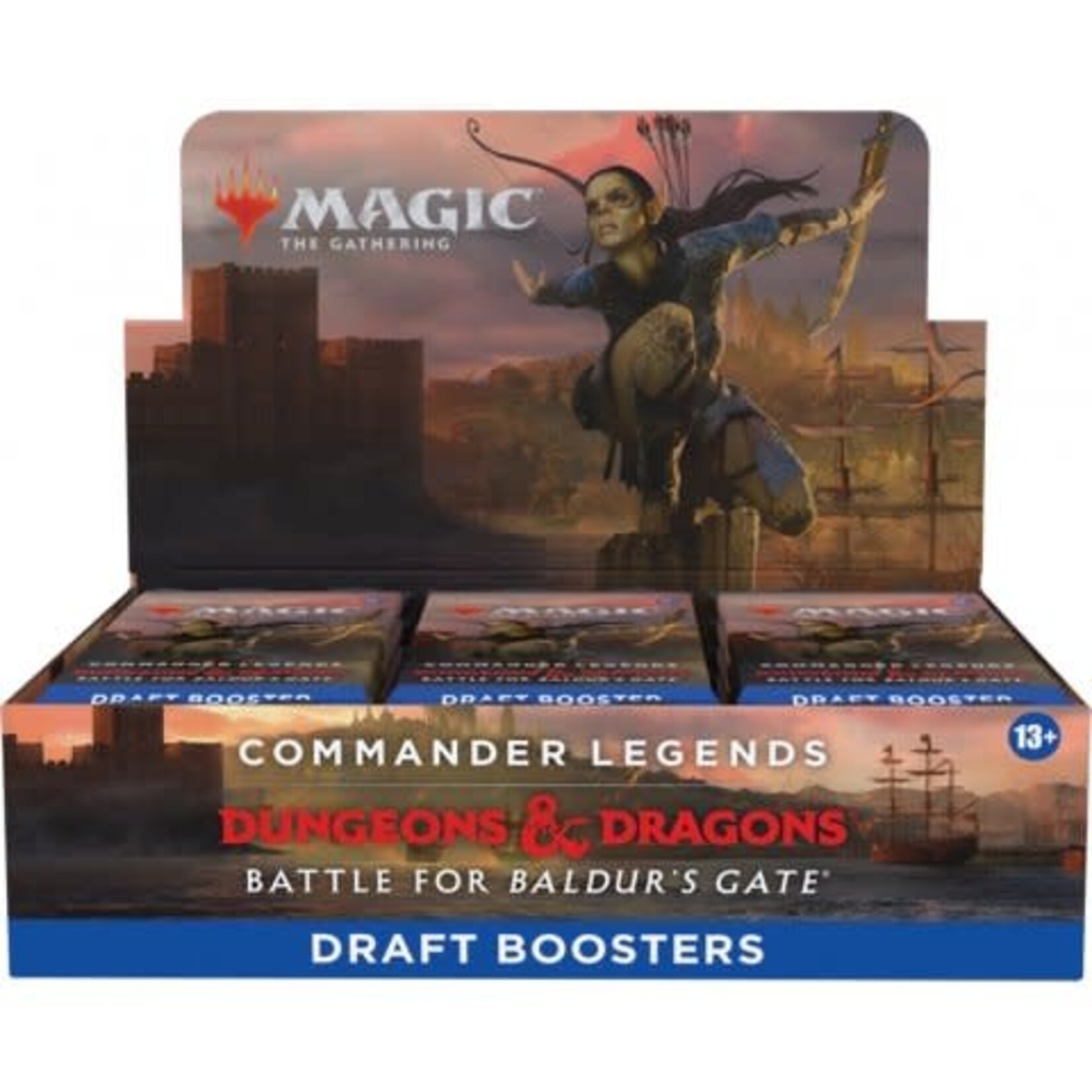 Magic The Gathering MTG - Commander Legends: Battle for Baldur’s Gate Draft Display (36 Packs)