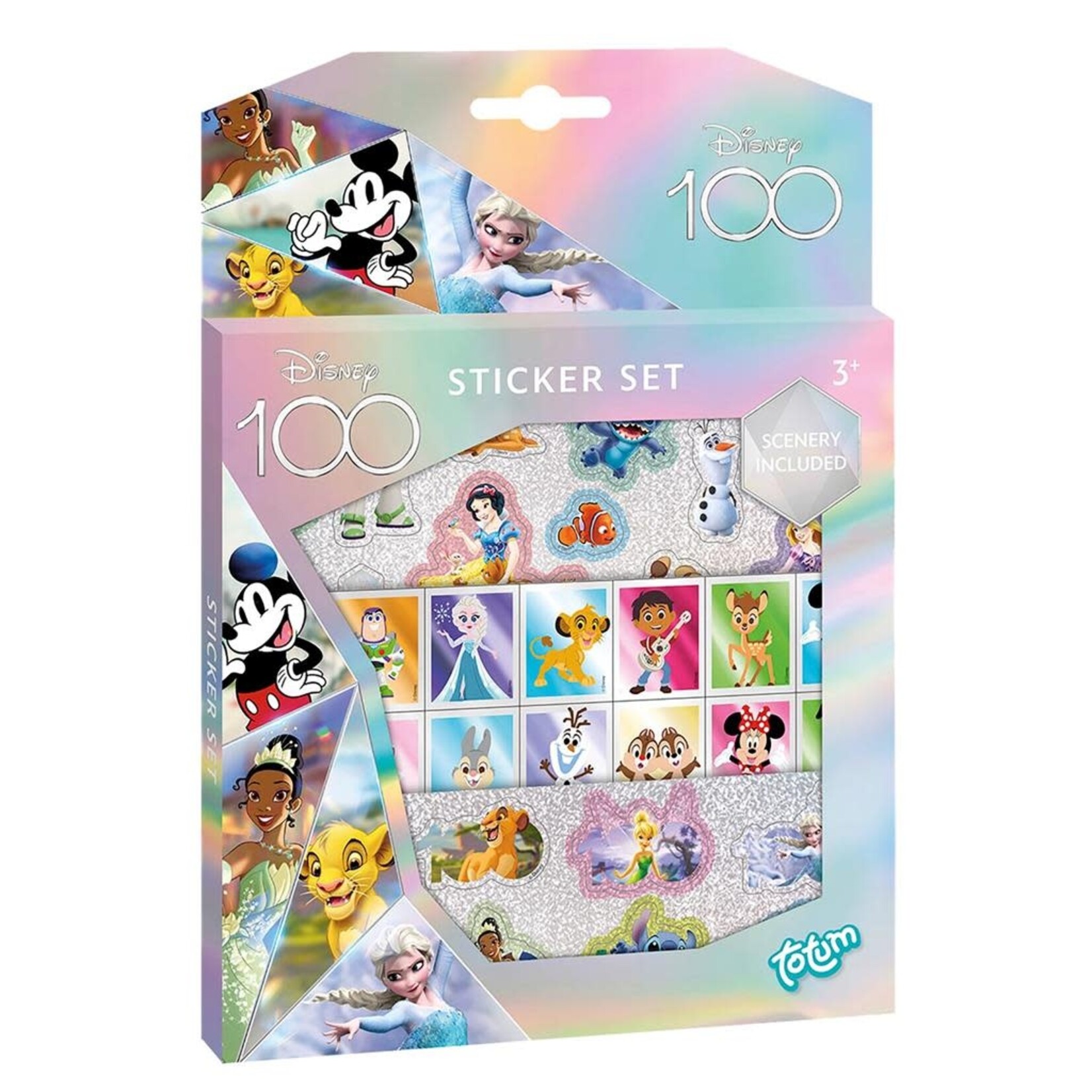 Disney Totum 300200 Disney 100 Stickerset