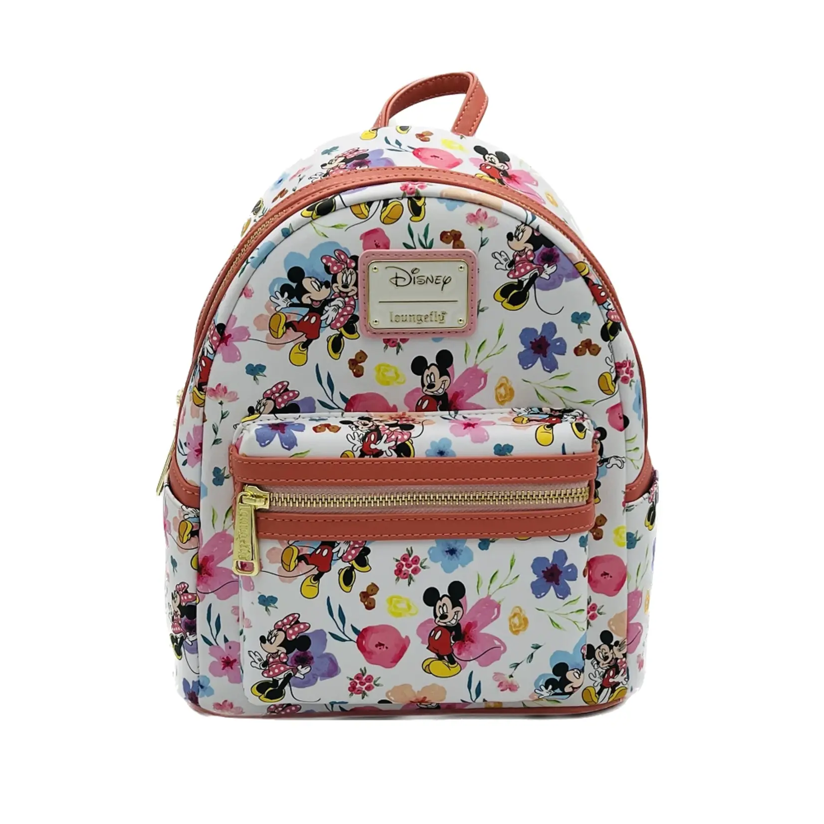 Disney DISNEY - Minnie Mickey Floral - Mini Backpack LoungeFly Exclusive Ed