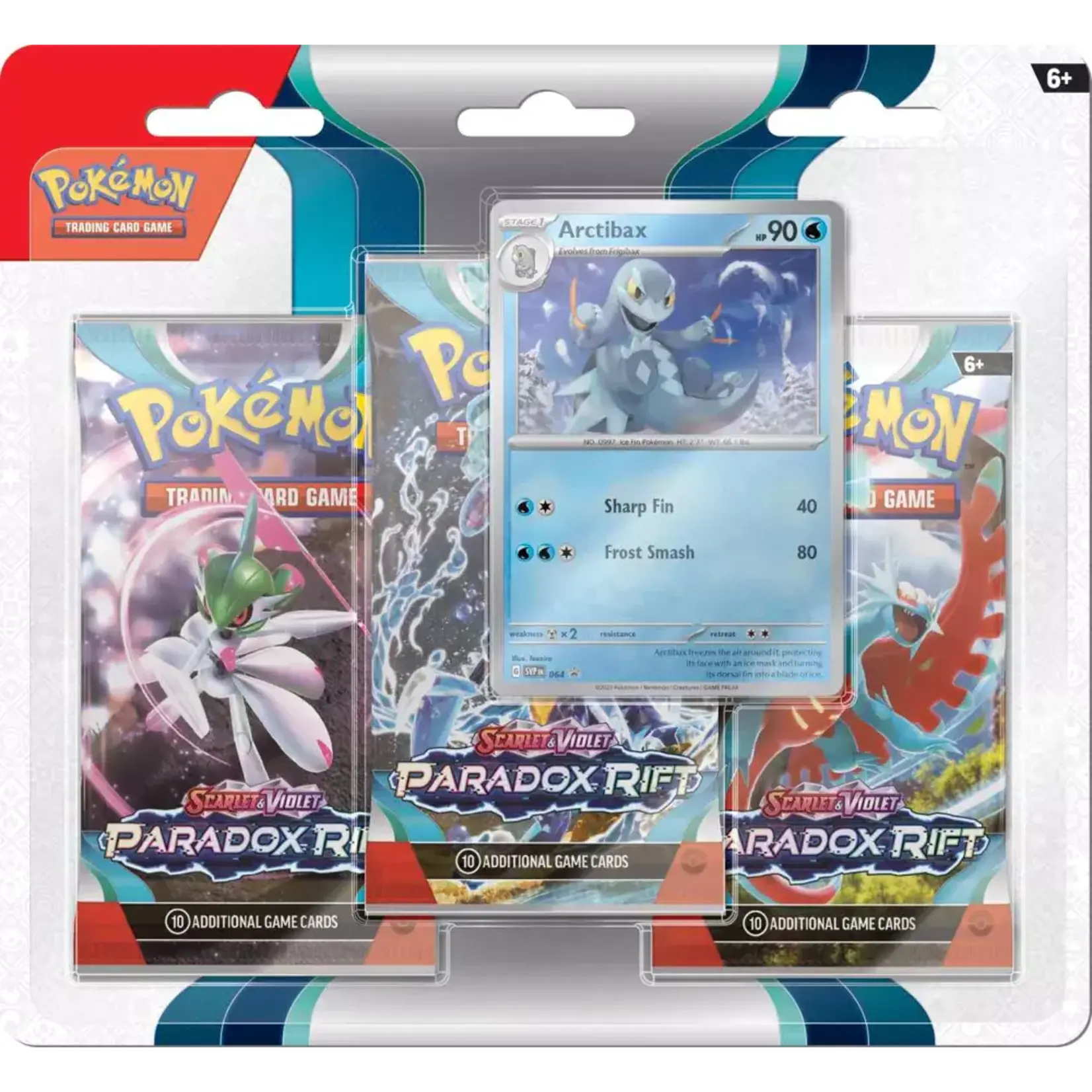 Pokémon Pokemon - Scarlet & Violet - Paradox Rift 3-Pack Booster Arctibax