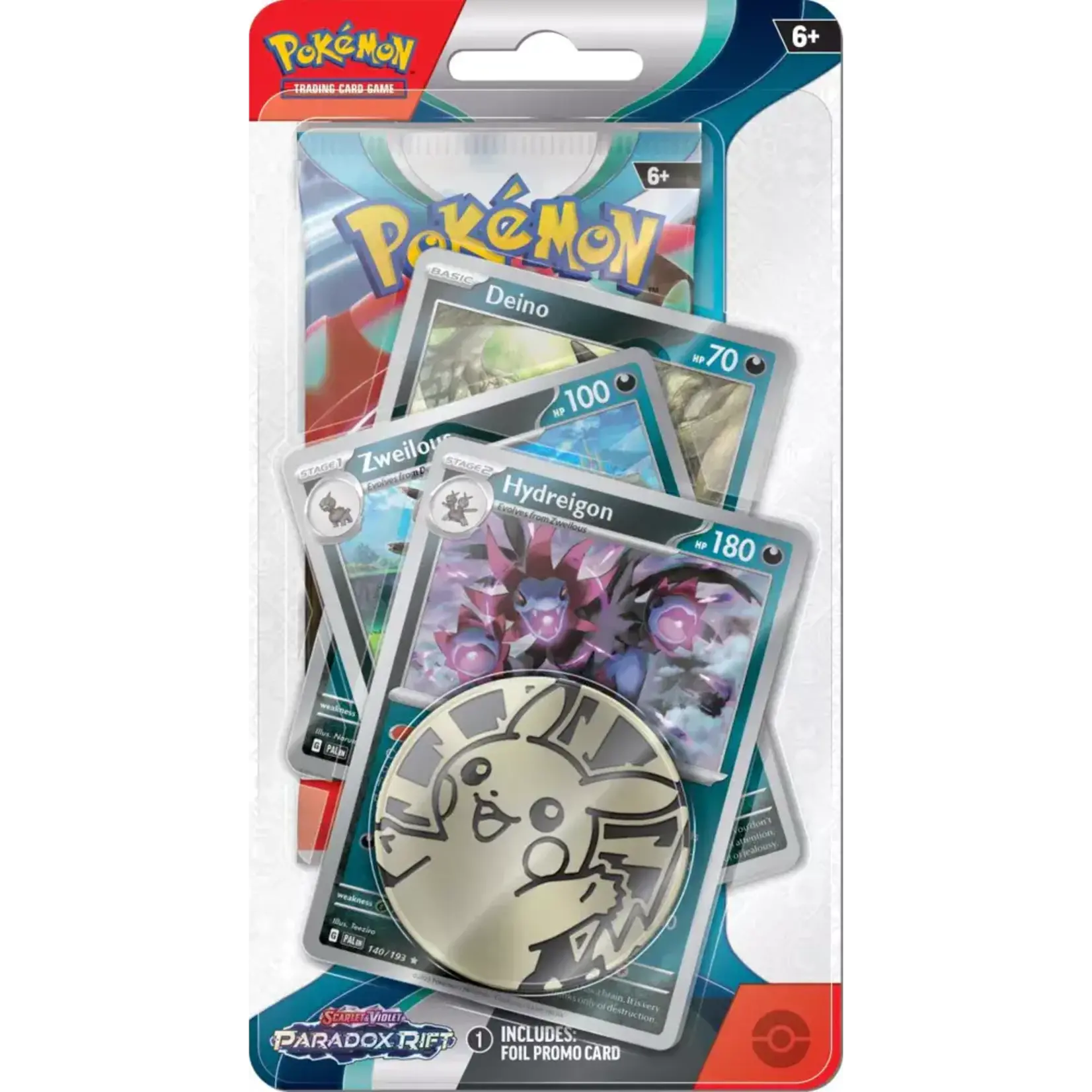 Pokémon Hydreigon Premium Checklane - Paradox Rift - Pokémon TCG