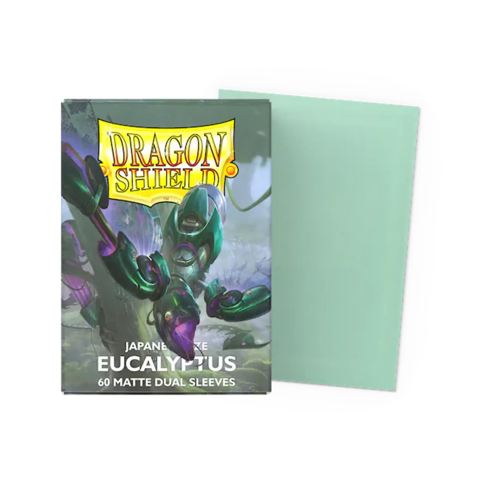 Dragon Shield Japanese size Dual Matte Sleeves - Eucalyptus 'Lehel' (60 Sleeves)