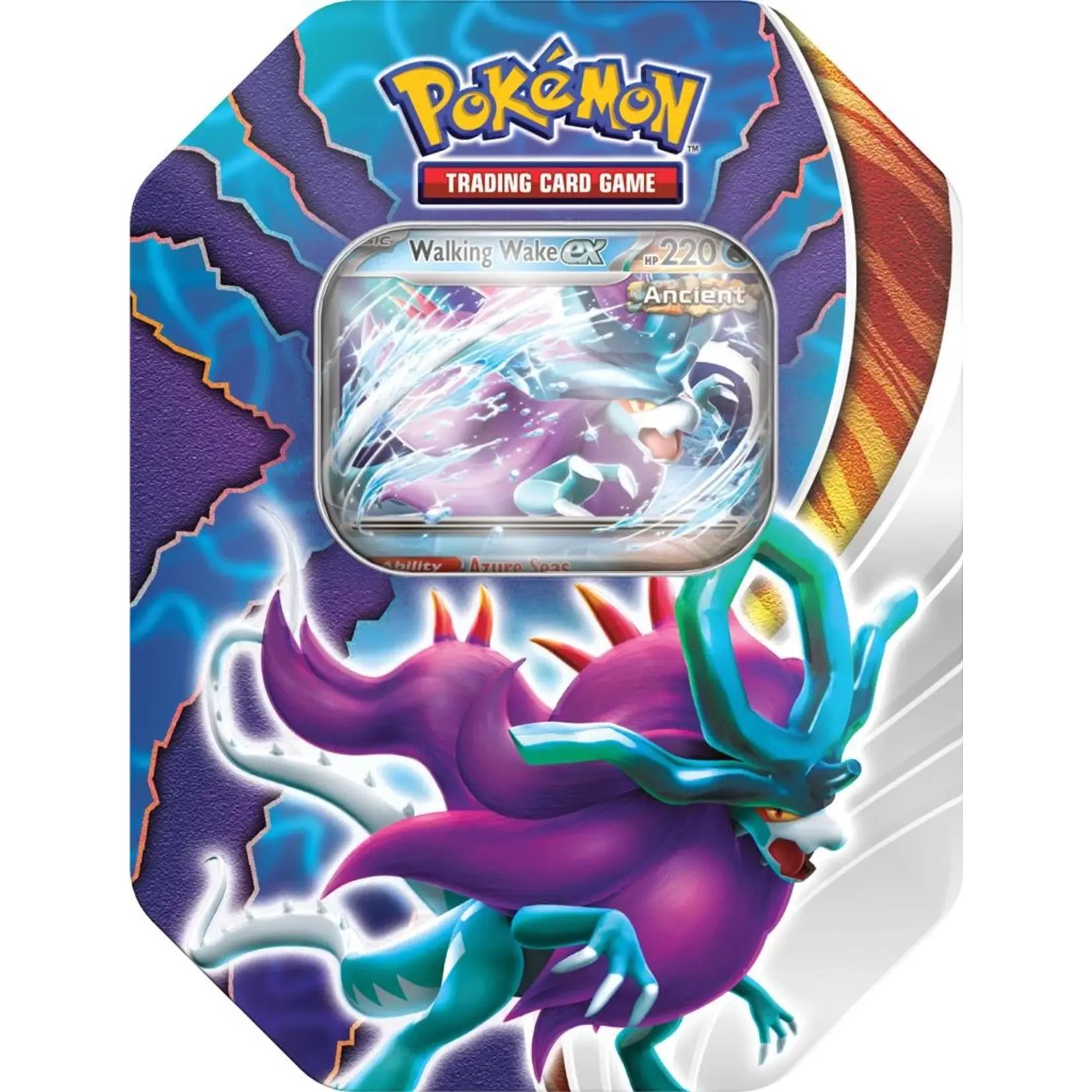 Pokemon TCG Paradox Clash EX Tin - Walking Wake