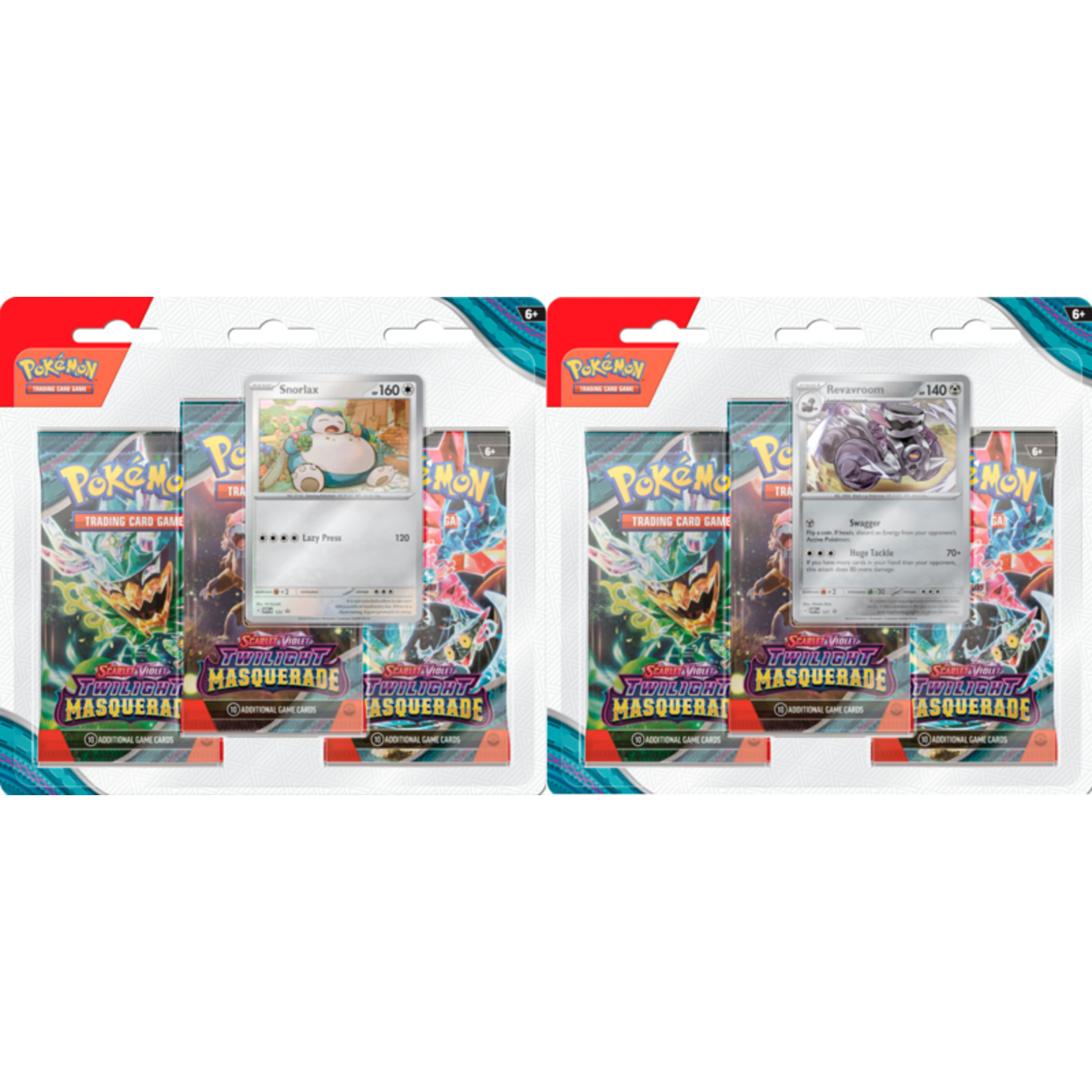 PKM - Scarlet & Violet 6 Twilight Masquerade 3-Pack Blister