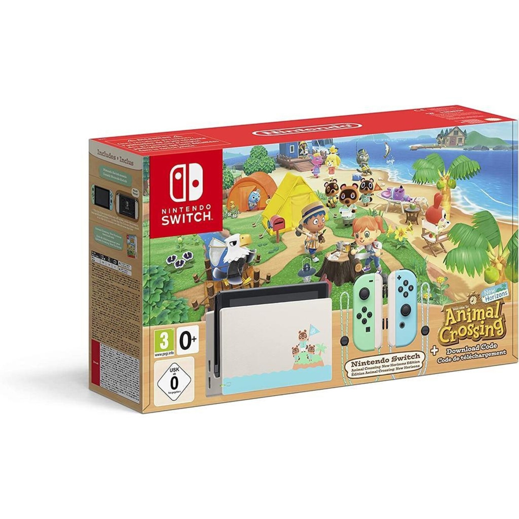 Switch 32GB - Zwart - Limited edition Animal Crossing + Animal Crossing