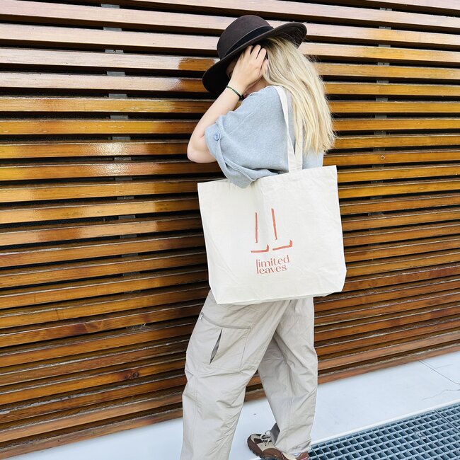 Canvas Limited Leaves tote bag