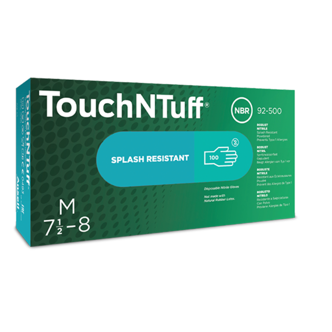 Ansell TouchNTuff 92-500 chem-splash-resistant groen